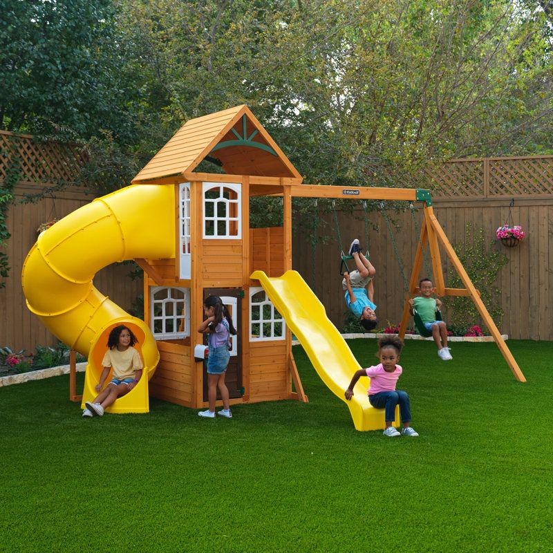 Assemble-123's, KidKraft Castlewood Wooden Swing Set/Playset Assembly & Installation Service's.