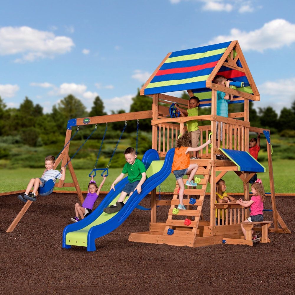 Beach Front Swing-Set.