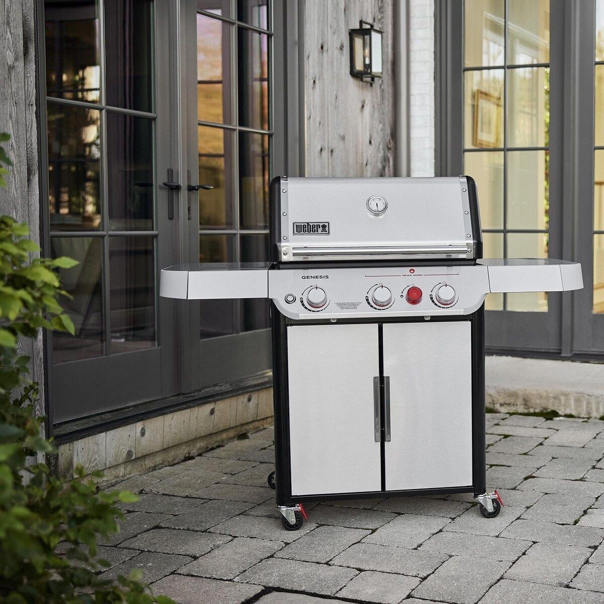 “Weber Genesis SP-S-32S Special Edition Natural Gas Grill expertly assembled and installed outdoors”